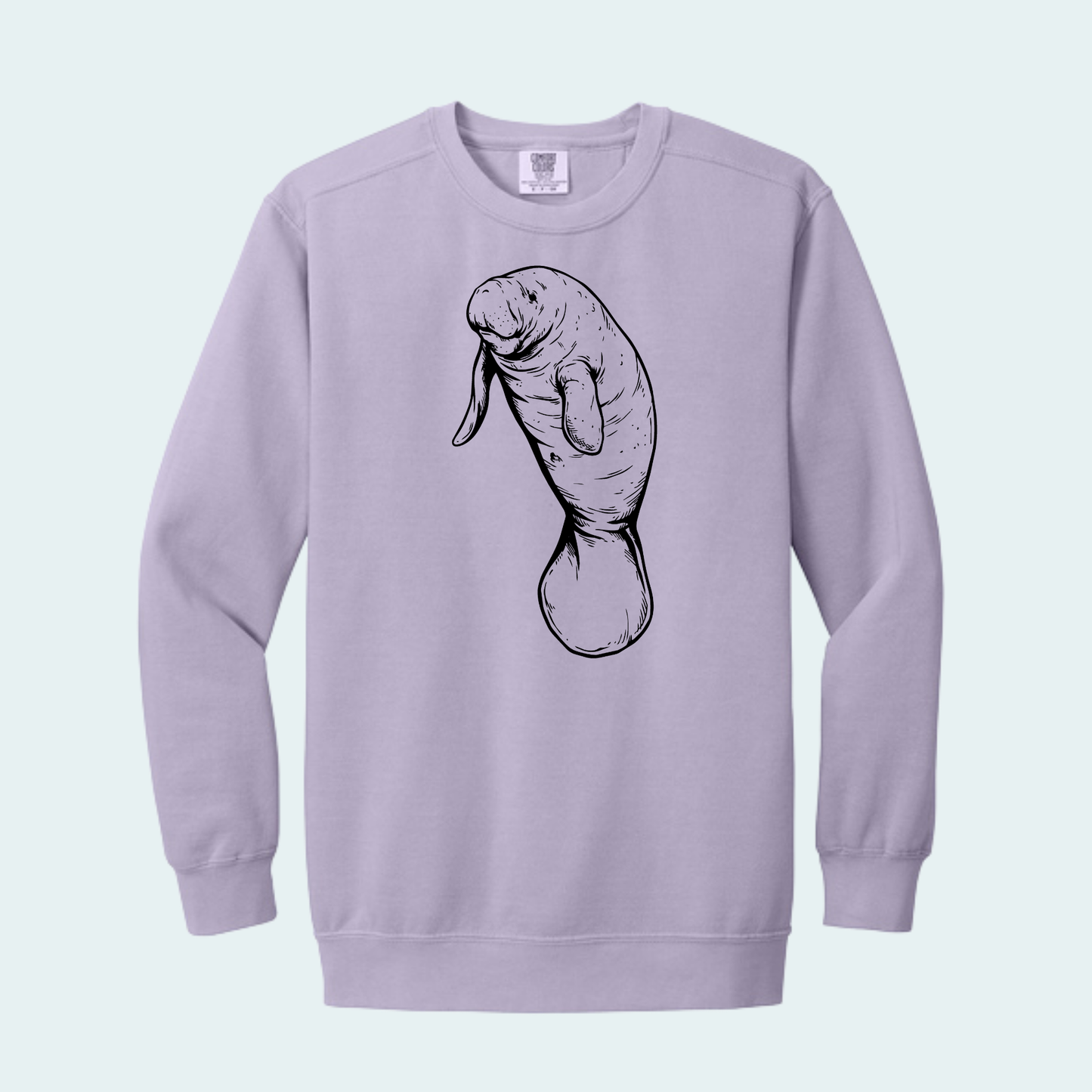 Manatee (Limited Edition for September) Unisex Comfort Color Crewneck