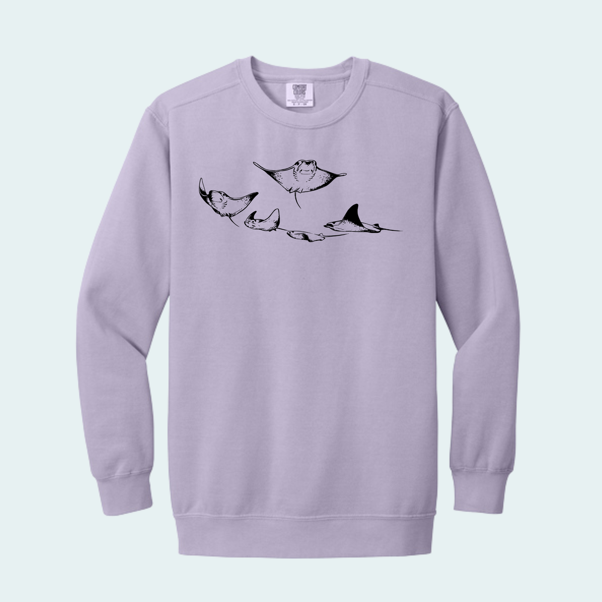 Cownose Rays (Limited Edition for October) Unisex Comfort Color Crewneck