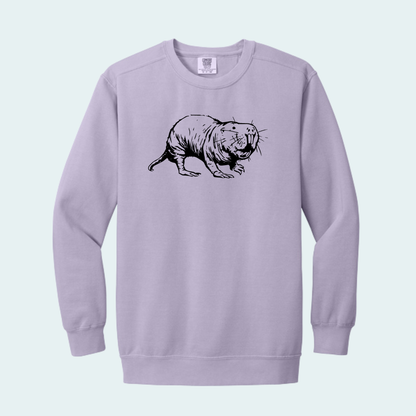 Naked Mole Rat (Limited Edition for August) Unisex Comfort Color Crewneck