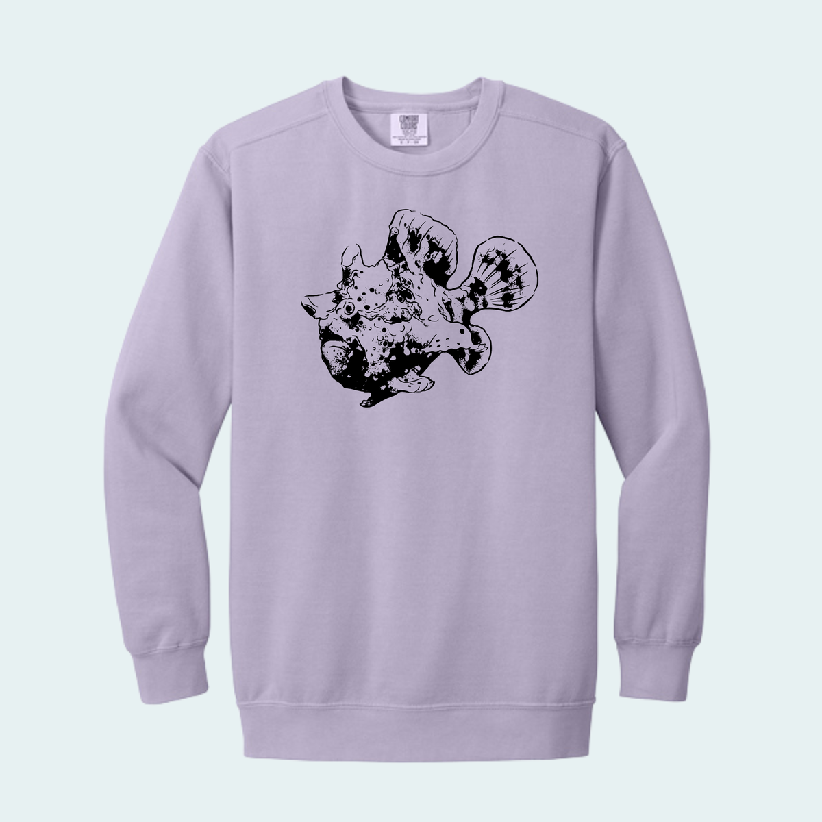 Warty Frogfish (Limited Edition for October) Unisex Comfort Color Crewneck