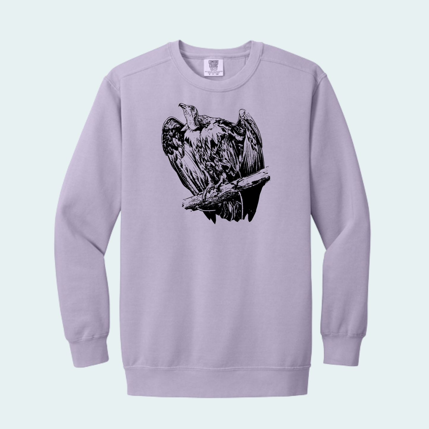 Hooded Vulture (Limited Edition for September) Unisex Comfort Color Crewneck