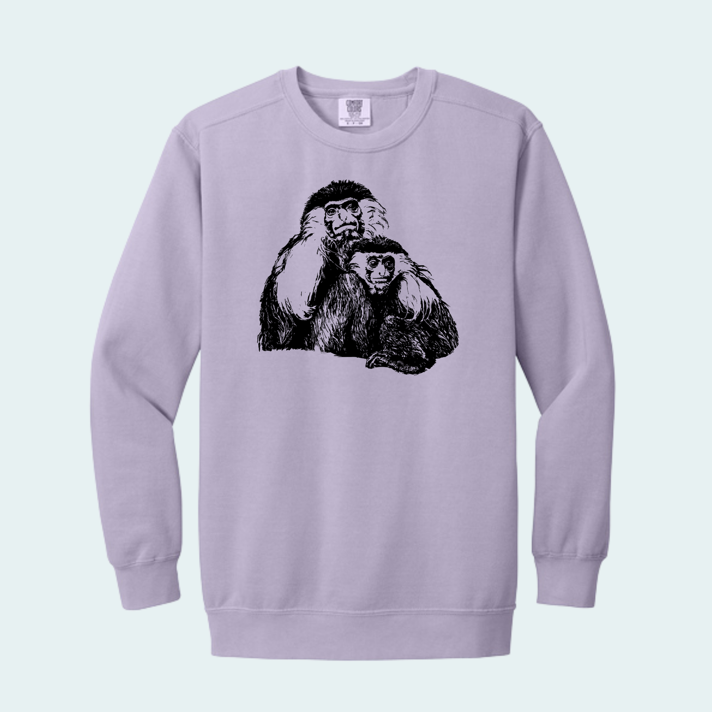 Angolan Colobus Fundraiser (Limited Edition for August) Unisex Comfort Color Crewneck