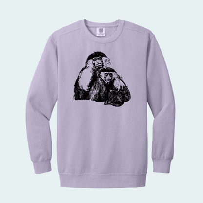 Angolan Colobus Fundraiser (Limited Edition for August) Unisex Comfort Color Crewneck