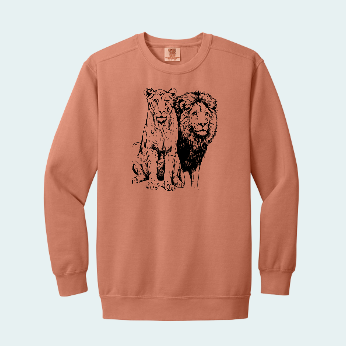 Lions (Limited Edition for August) Unisex Comfort Color Crewneck