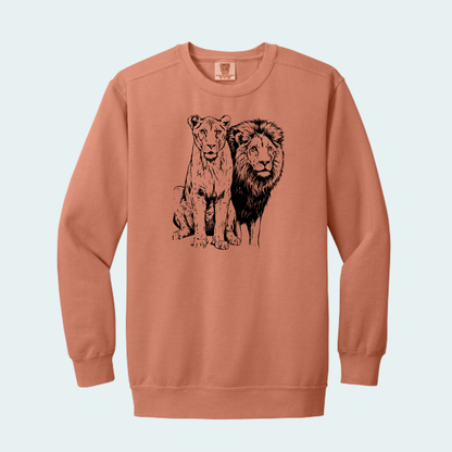Lions (Limited Edition for August) Unisex Comfort Color Crewneck