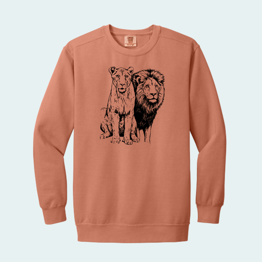 Lions (Limited Edition for August) Unisex Comfort Color Crewneck