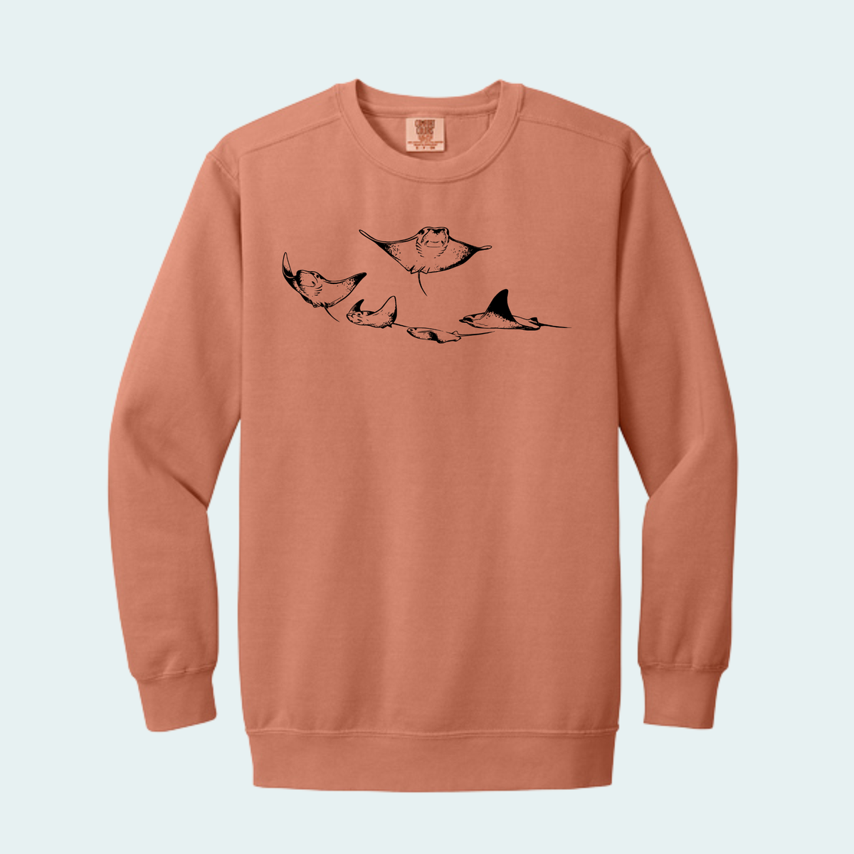 Cownose Rays (Limited Edition for October) Unisex Comfort Color Crewneck