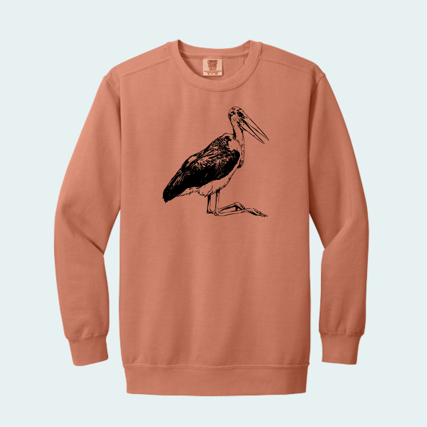 Marabou Stork (Limited Edition for August) Unisex Comfort Color Crewneck