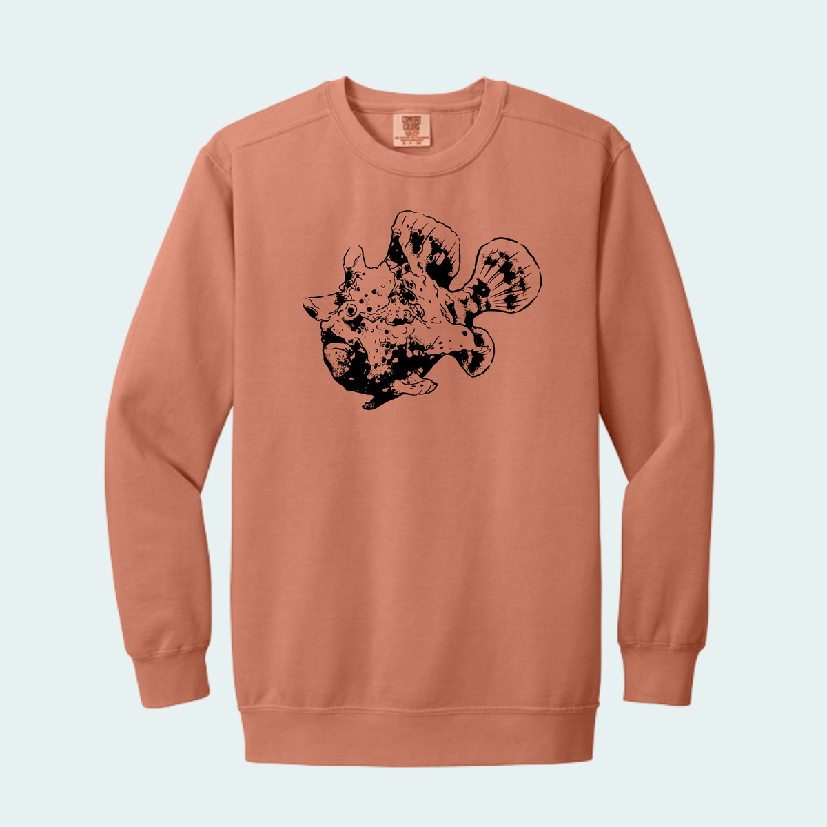 Warty Frogfish (Limited Edition for October) Unisex Comfort Color Crewneck