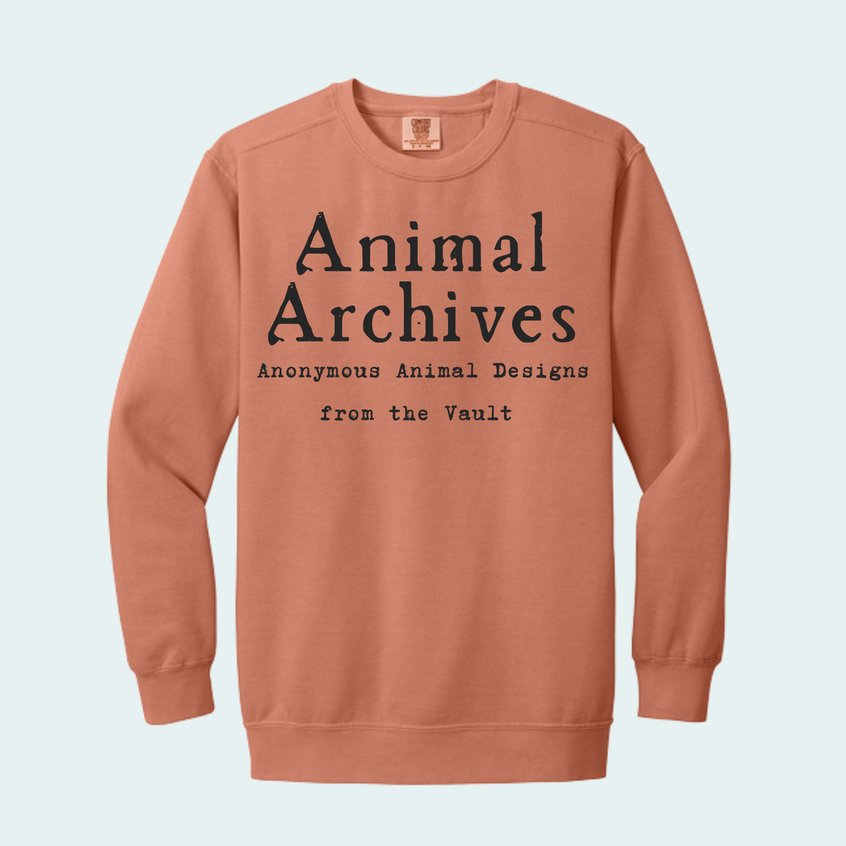 Animal Archives (Anonymous Animal Designs from the Vault) Unisex Comfort Color Crewneck