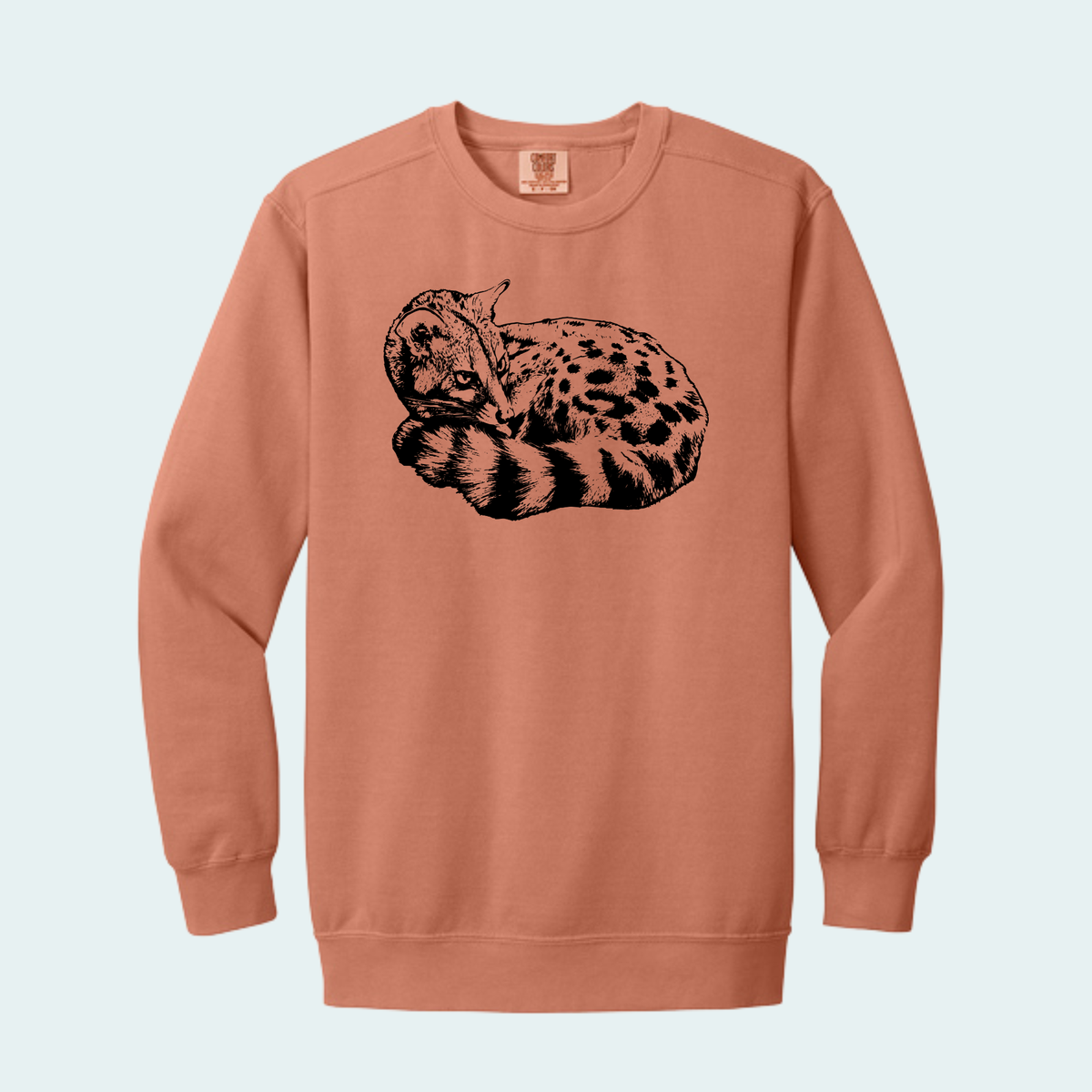 Large Spotted Genet (Limited Edition for October) Unisex Comfort Color Crewneck