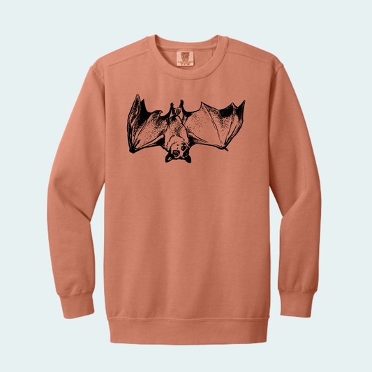 Straw Colored Fruit Bat (Limited Edition for October) Unisex Comfort Color Crewneck