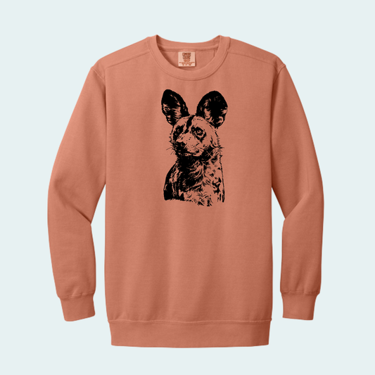 Kalahari African Wild Dog Conservation Trust Fundraiser (Limited Edition for September) Unisex Comfort Color Crewneck