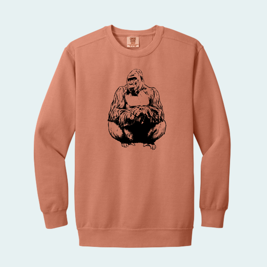 Western lowland Gorilla (Limited Edition for September) Unisex Comfort Color Crewneck