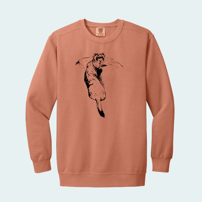 Black Footed Ferret (Limited Edition for September) Unisex Comfort Color Crewneck