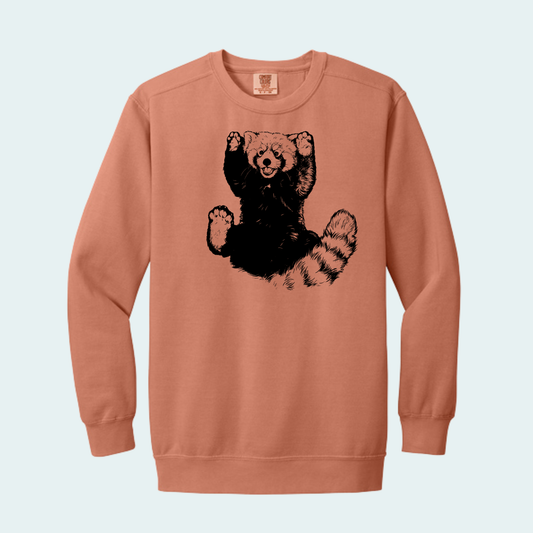 Red Panda - Paws UP (Limited Edition for September) Unisex Comfort Color Crewneck