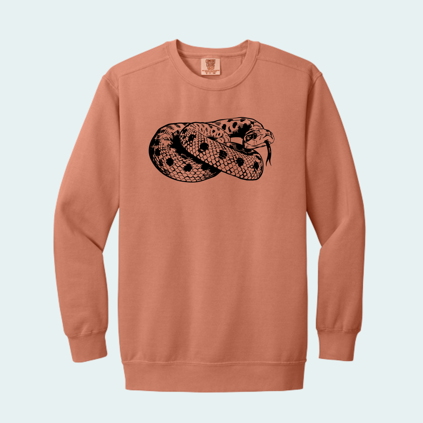 Western Hognose Snake (Limited Edition for August) Unisex Comfort Color Crewneck