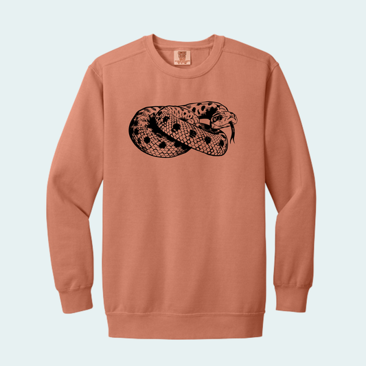 Western Hognose Snake (Limited Edition for August) Unisex Comfort Color Crewneck