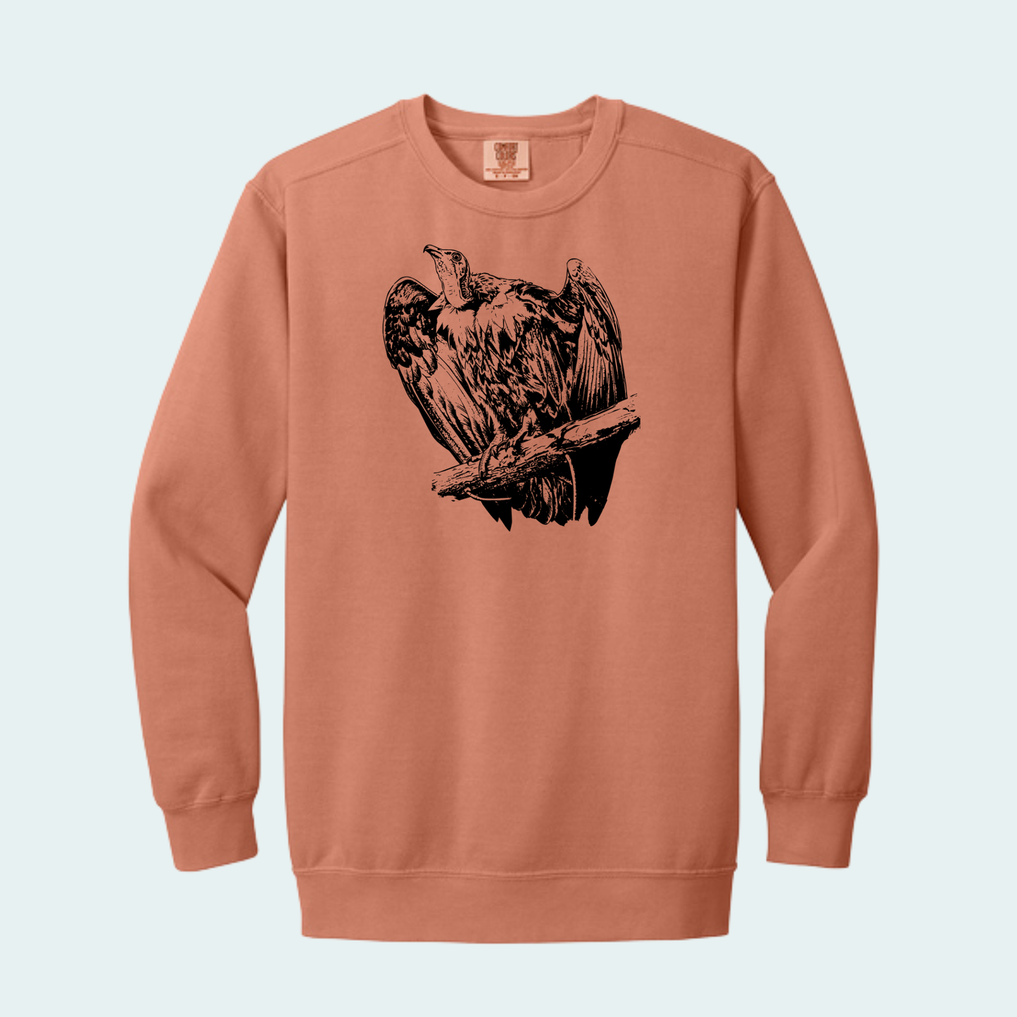 Hooded Vulture (Limited Edition for September) Unisex Comfort Color Crewneck