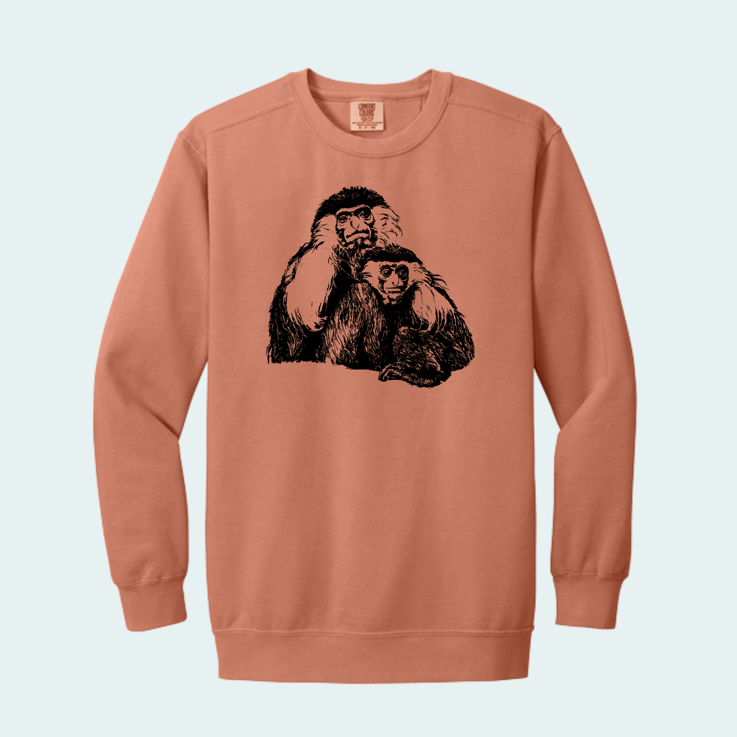 Angolan Colobus Fundraiser (Limited Edition for August) Unisex Comfort Color Crewneck