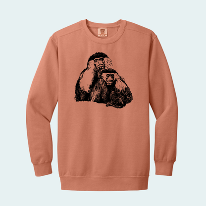 Angolan Colobus Fundraiser (Limited Edition for August) Unisex Comfort Color Crewneck