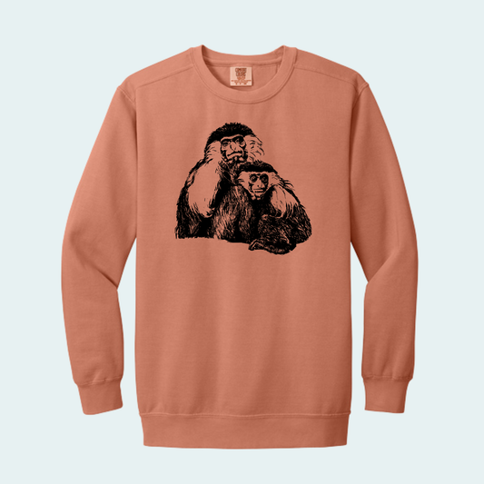 Angolan Colobus Fundraiser (Limited Edition for August) Unisex Comfort Color Crewneck