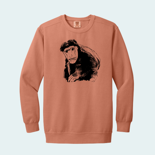 Guereza Colobus Fundraiser (Limited Edition for August) Unisex Comfort Color Crewneck
