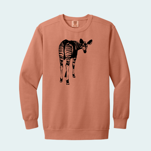 Okapi (Limited Edition for October) Unisex Comfort Color Crewneck