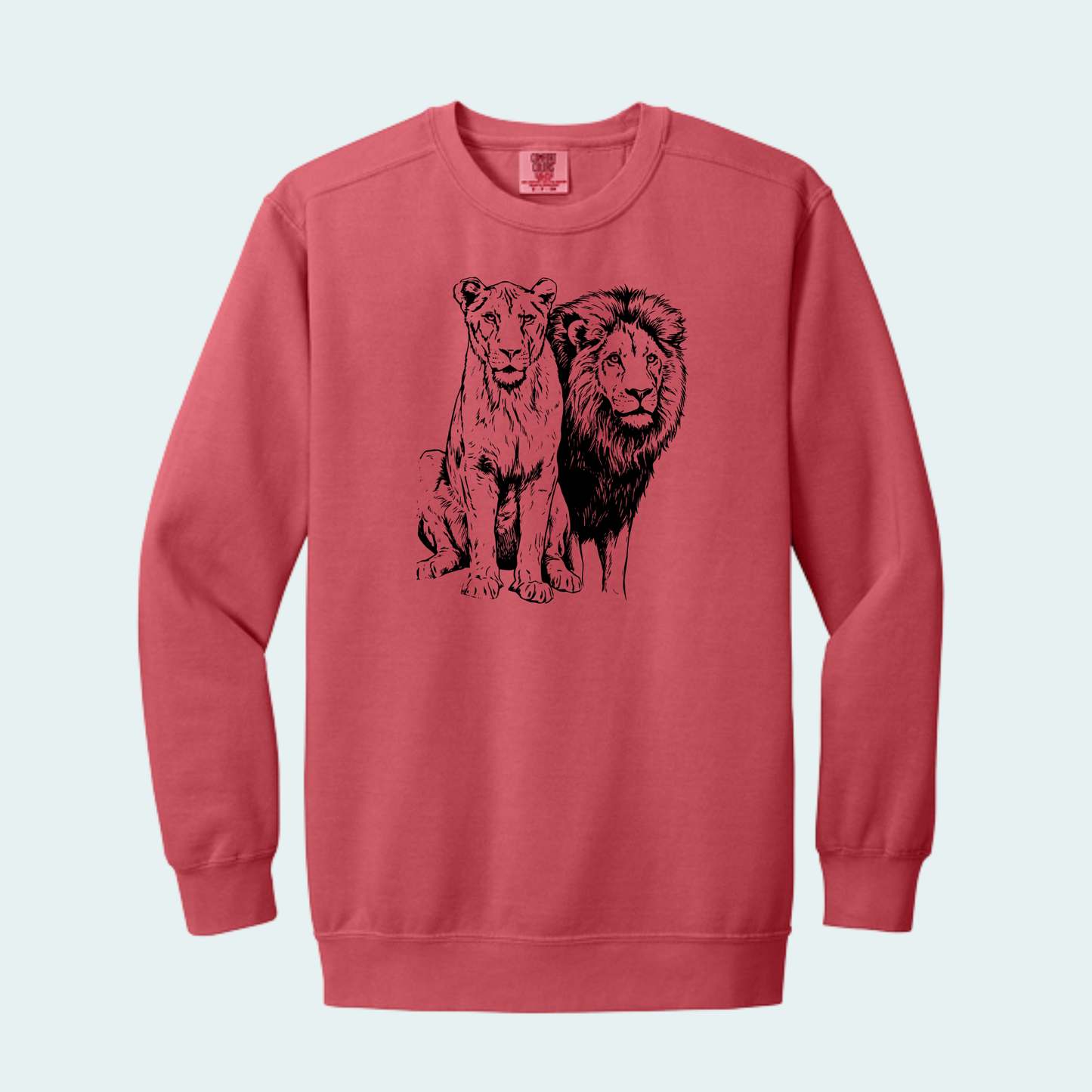 Lions (Limited Edition for August) Unisex Comfort Color Crewneck