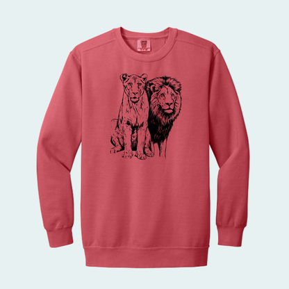 Lions (Limited Edition for August) Unisex Comfort Color Crewneck