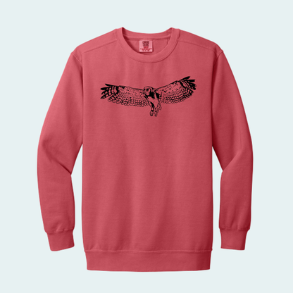 Verreaux's Eagle Owl (Limited Edition for August) Unisex Comfort Color Crewneck