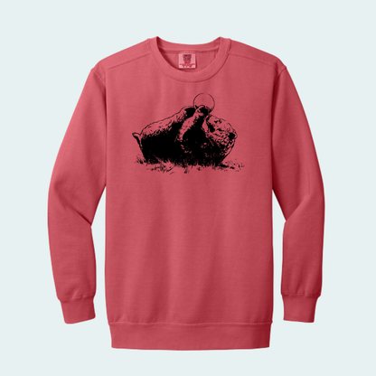 Bear - Umigomi Enrichment Project Fundraiser (Limited Edition for October) Unisex Comfort Color Crewneck