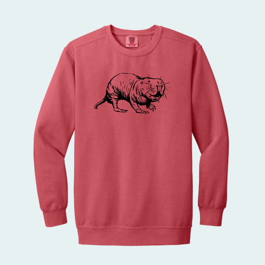 Naked Mole Rat (Limited Edition for August) Unisex Comfort Color Crewneck