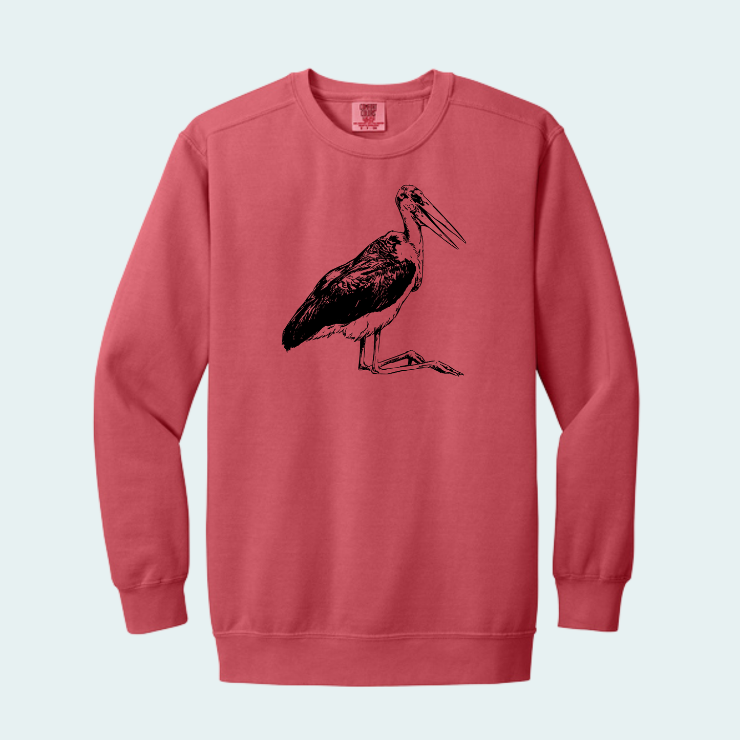 Marabou Stork (Limited Edition for August) Unisex Comfort Color Crewneck