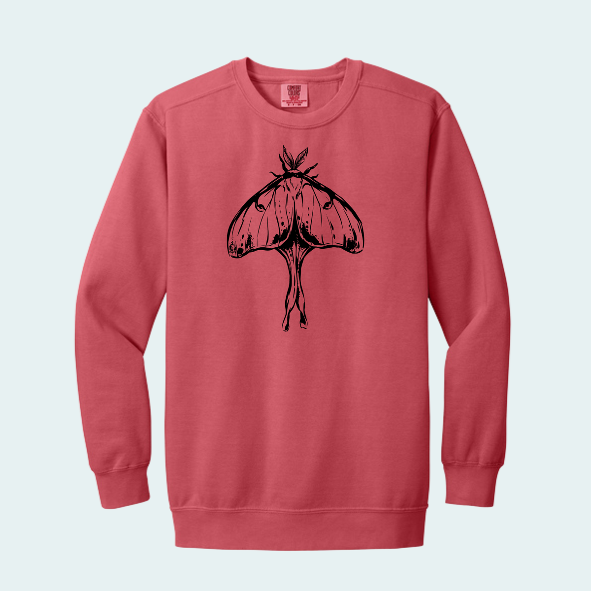 Luna Moth (Limited Edition for October) Unisex Comfort Color Crewneck