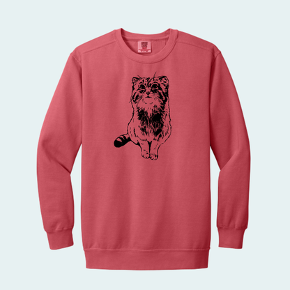 Pallas Cat (Limited Edition for October) Unisex Comfort Color Crewneck