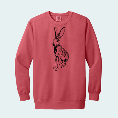 Antelope Jackrabbit (Limited Edition for August) Unisex Comfort Color Crewneck