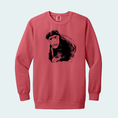 Guereza Colobus Fundraiser (Limited Edition for August) Unisex Comfort Color Crewneck