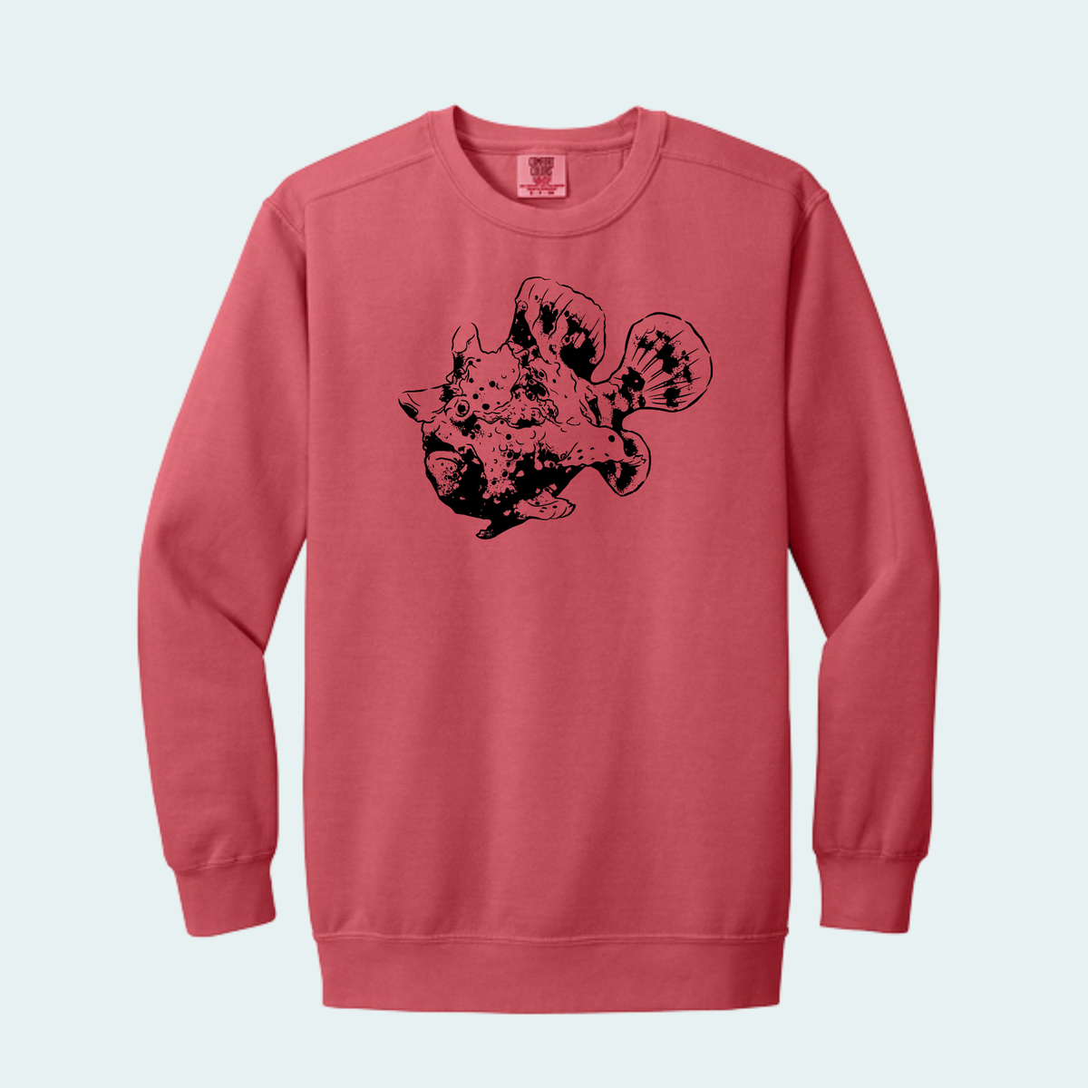 Warty Frogfish (Limited Edition for October) Unisex Comfort Color Crewneck