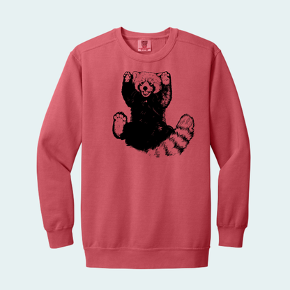 Red Panda - Paws UP (Limited Edition for September) Unisex Comfort Color Crewneck