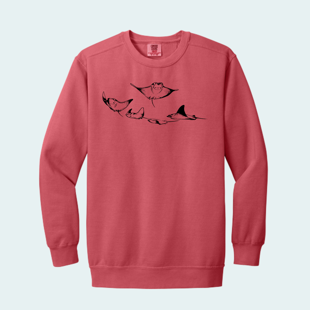 Cownose Rays (Limited Edition for October) Unisex Comfort Color Crewneck