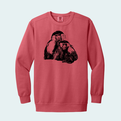 Angolan Colobus Fundraiser (Limited Edition for August) Unisex Comfort Color Crewneck