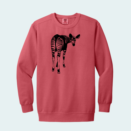 Okapi (Limited Edition for October) Unisex Comfort Color Crewneck