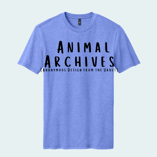 Animal Archives (Anonymous Design from the Vault) Unisex Tee