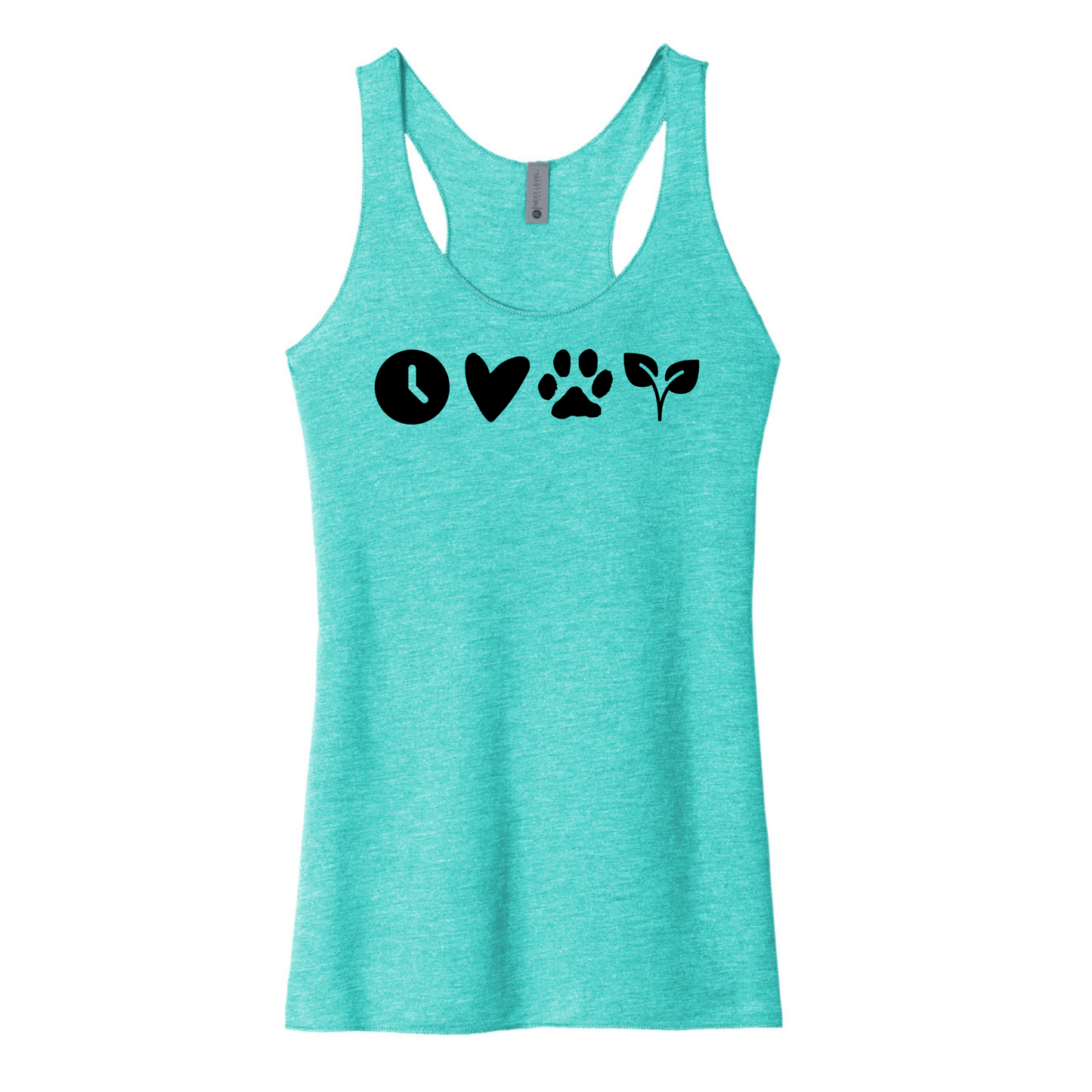 Clock, Heart, Paw, Leaf - Women's Tank