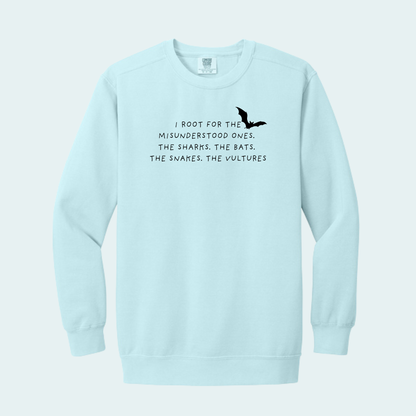 I root for the misunderstood (Limited Edition for July) Comfort Color Crewneck