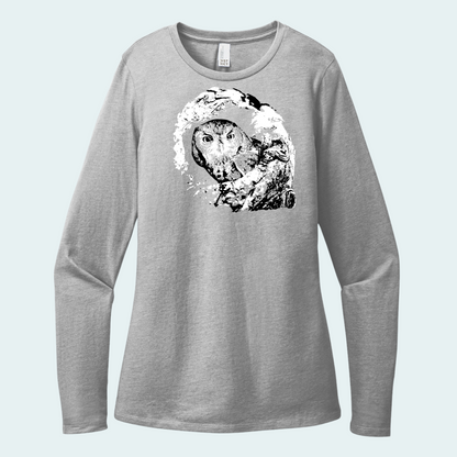 Sweet Pea - Eastern Screech Owl (Fundraiser) Women’s Long Sleeve Tee