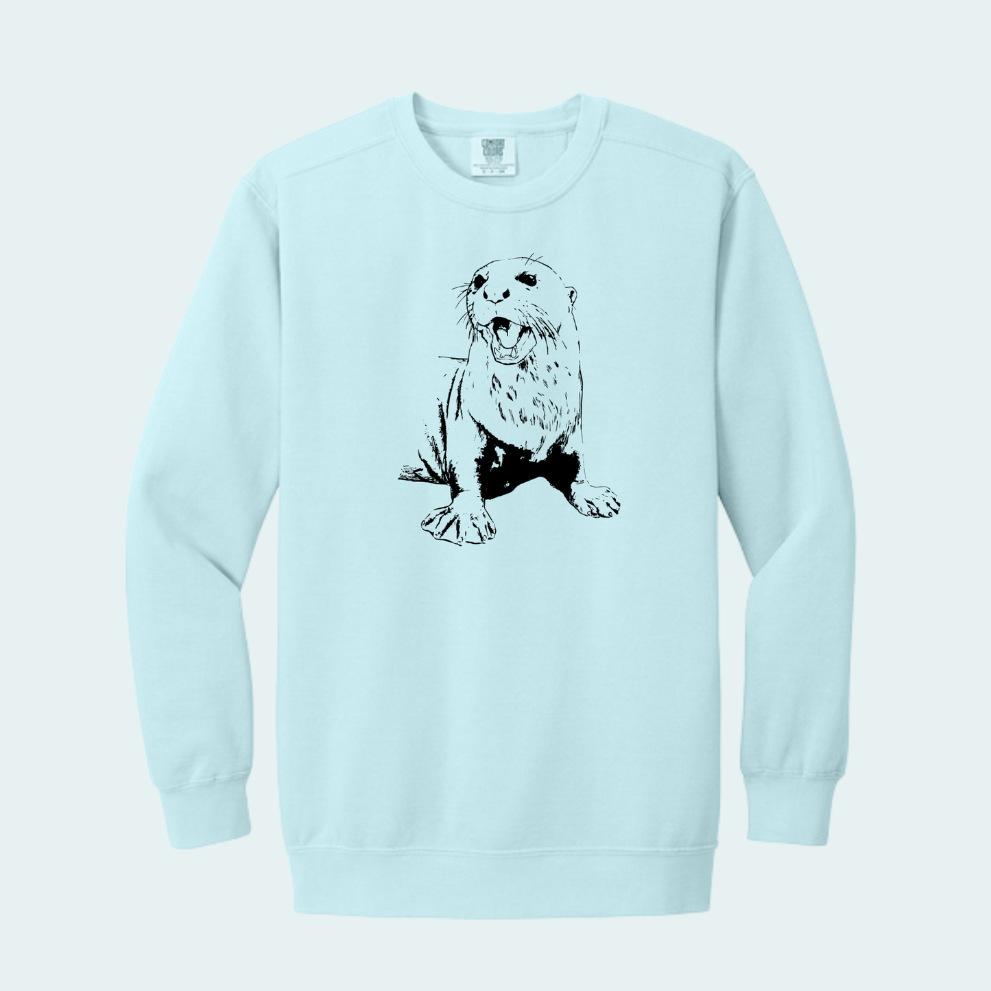 Giant River Otter (Limited Edition for July) Comfort Color Crewneck