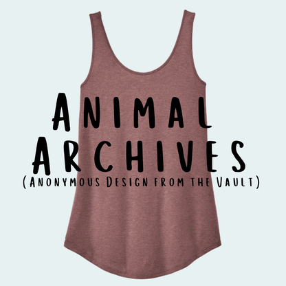 Animal Archives (Anonymous Design from the Vault) Women's Tank