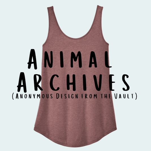 Animal Archives (Anonymous Design from the Vault) Women's Tank